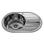 European Style Wash Sinks Round With Drain Board JSB-7750