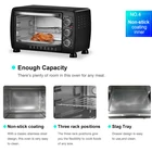 Oven Toaster Electric Toaster Oven Black Color 18L Mini Oven Electric Toaster Pizza Oven For 9 Inch Pizza