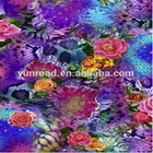 polyester custom digital print fabric floral print dress