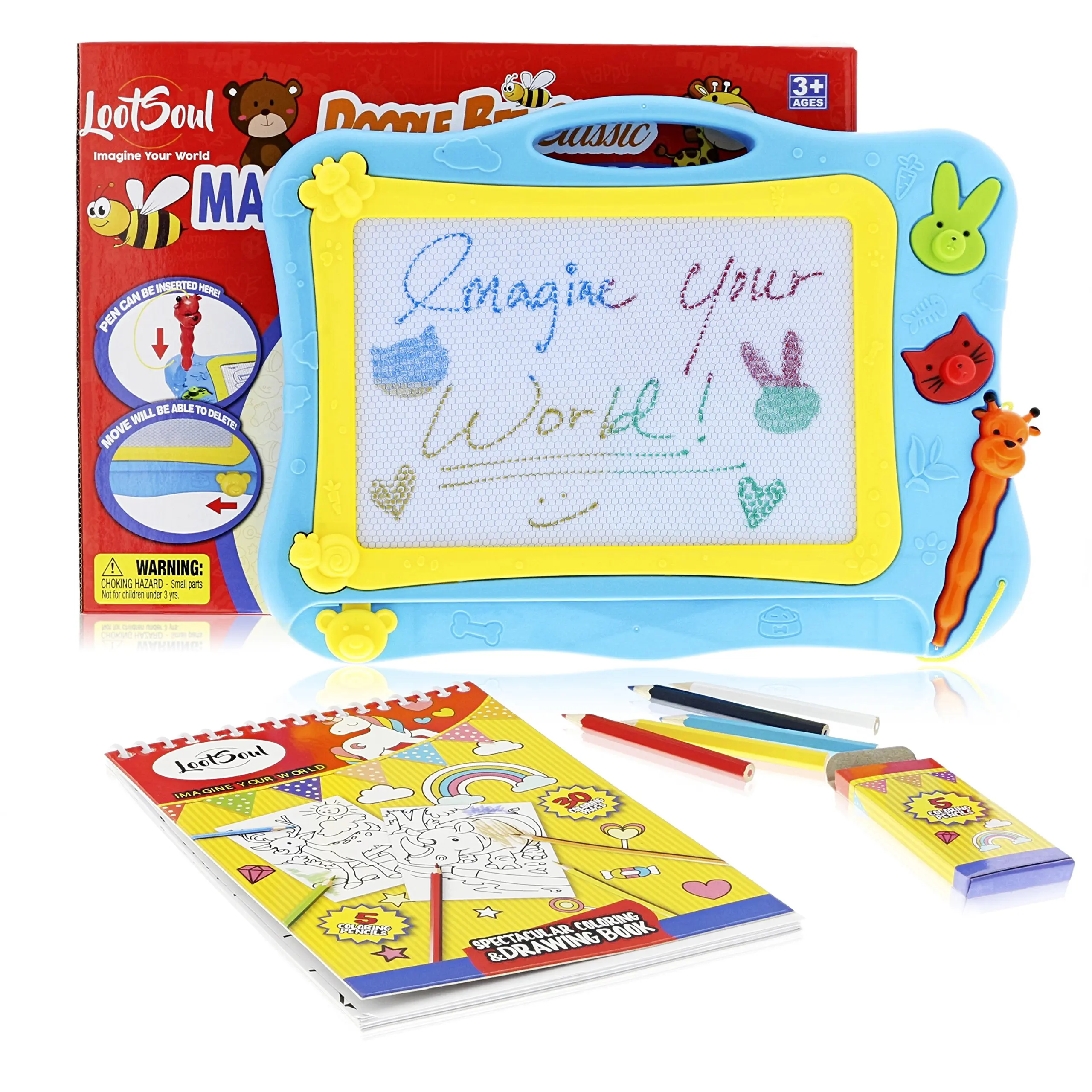 magnetic drawing board for kids - coloring book for toddlers –