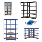 Adjustable steel storage rack shelves grocery store shelving