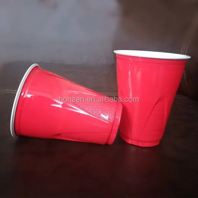 Disposable Colored Plastic Cups 9oz / Plastic Red Solo Cups 9oz For