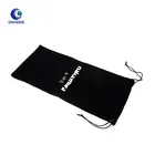 Pouches Printed Velvet Pouches Black Custom Printed Logo Drawstring Fabric Bag Jewellery Velvet Pouch
