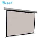 Electric Projection Screen Motorized Screen for indoor or outdoor ceiling & wall mounted pull down matt white