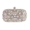 Ladies Party Wear Bags High Quality Evening Clutch Crystal Stone Shoulder Handbag
