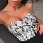 FS1862A 2019 Latest fashion sexy women snake print tube tops