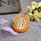 New Natural Practical Smooth Head Massager Wooden Hair Brushes Applied Portable Comb