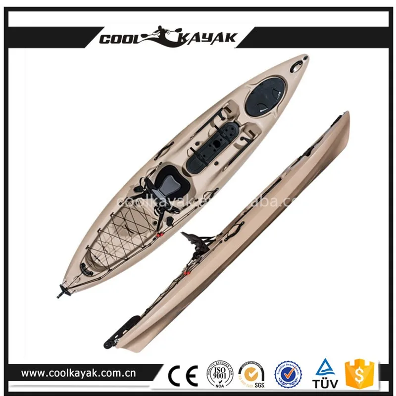 Non inflatable cheap canoe kayak accessories aluminum rudder with pedal