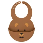 High Quality Soft Funny Silicone Baby Bibs for Infants