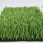Special design UV-resistant natural plastic artificial grass turf with S shape for soccer field