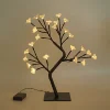 High quality decoration 24Led Small Tree Light with Plum flower Hot Sale Led Type Quality Tree Light 3AA battery SDD-231