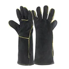 Jespai Premium Heat Resistant America Style Popular Leather Welding Hand Working Gloves