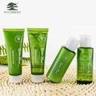 Hotel supply 5 star high quality nutritious organic green tea body wash shampoo convient travel set