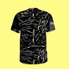Unique design silk print round neck 100% cotton wholesale men's T-shirt