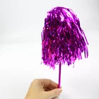New design cheerleader pompom plastic ball pen for promotion