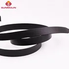 Eco-Friendly Strap Waterproof Coated Webbing Black Waterproof Leather Finish TPU Coated Webbing Strap