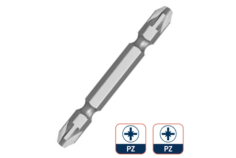 Double End 1/4 Inch Hex Shank Screwdriver Bit for PZ Head