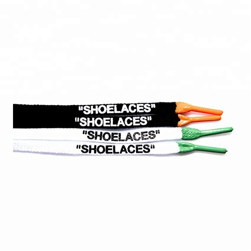 Custom Printed Shoe Laces With Silicone 