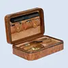 luxury Leather travel humidor cigars humidors set