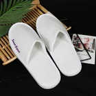 Wholesale hotel room waffle slippers washable hotel guest slippers