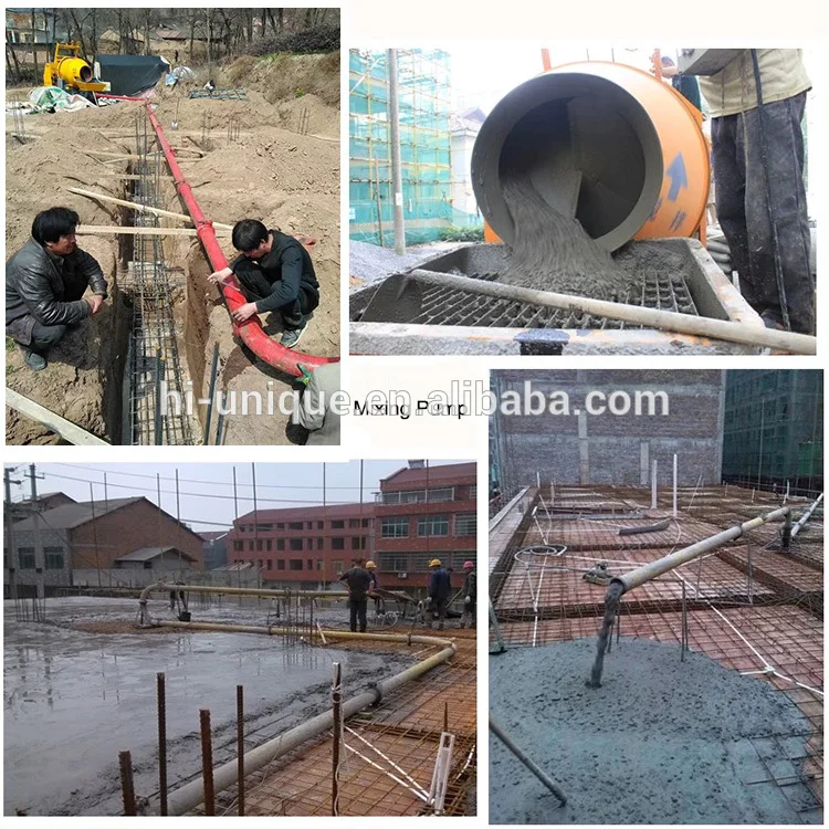 lightweight concrete mixer pump