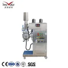 Automatic Small Vacuum Homogenizing Emulsifying Body Lotion Cosmetic Cream Mixing Making Machine