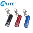 Factory Price Metal Aluminum LED Key Chain Mini Flashlight Keychain Light Torch LED Keyring