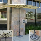 High quality wall balcony sun shade 270cm parasol outdoor beach garden umbrella