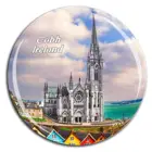 Ireland Fridge Magnet 3D Crystal Glass Tourist City Travel Souvenir Collection Gift Strong Refrigerator Sticker