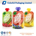 Pouch With Cap Perfect Beverage Plastic Stand Up Spout Pouch With Big Large Screw Cap