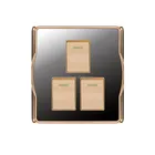 Smart home switch Mirror Panel 6 gang light Switch