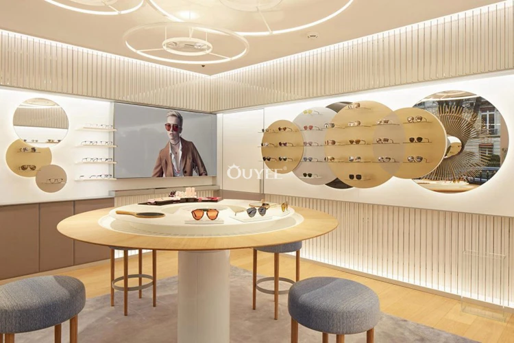 Fast Fashion Modern Sunglasses Shop Display Showcase, Display Sunglasses Shop