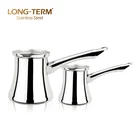 L102987 Hot Selling Kitchen Supplies Coffee Maker Stainless Steel Milk Pot For All Heater