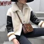 New product plain blank thick warm women's winter coat Short Faux Fur Jacket