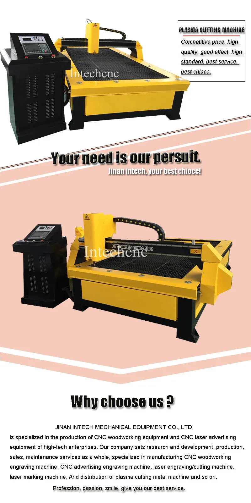 Cheap 1300*2500mm cnc plasma cutting with reasonable price