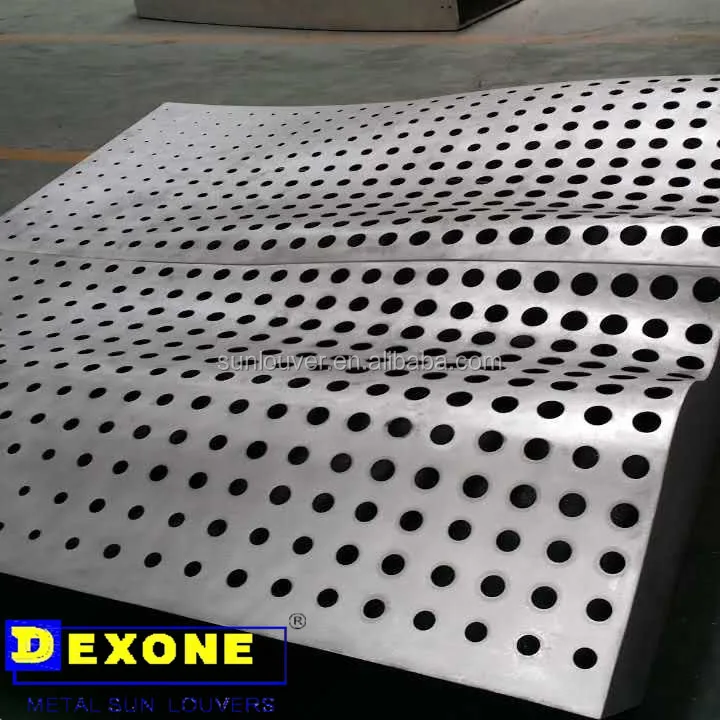 Prefabricated perforated metal architectural screens & Metal wall panel