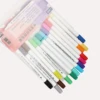 14pcs/sets double-headed two-color water-soluble soft head artist marker, professional painting