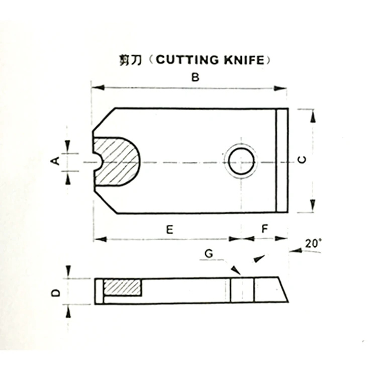 Couteau de découpage de haut de Precicsion de vis carbure du moule KG6 0