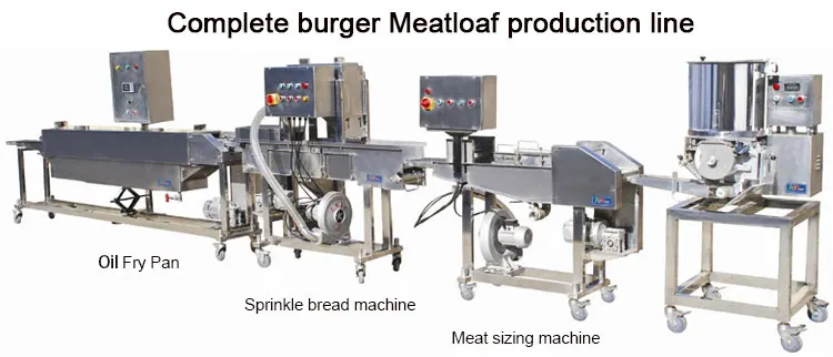 product factory price burger maker machine meat product making machines automatic hamburger patty maker burger meat forming machine-3