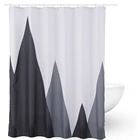 Fashion Design Polyester Waterproof Printing Bathroom Curtain Hom Goods Customize Designer Bath Curtain/Shower Curtain