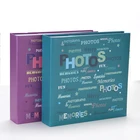 Perfect binding colorful sublimation kraft paper cover self adhesive wedding photo album books