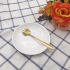 5" bone china plates white small plate cake plate for home