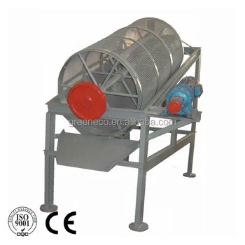 Rock rotating trommel screening machine