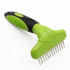 Professional Pet Hair Grooming Tool 13 Rotate Stainless Steel Pins Comb For Dogs And Cats