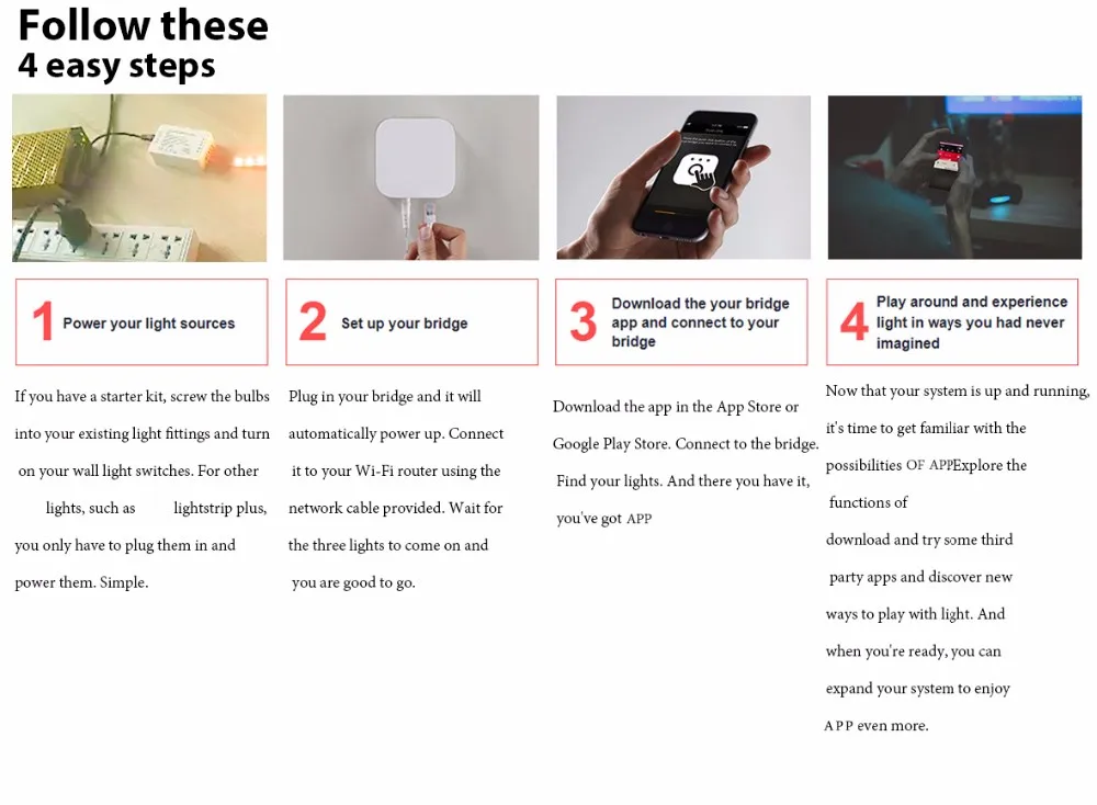LED Single color/RGB/ RGBW/rGB+CCT led strip Wifi controller(support Home Net),remote control zigbee technology link glow light - ANKUX.COM