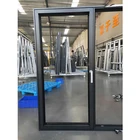 Frame Aluminum Glass New Design Modern Slim Frame Aluminum Casement Double Glass Windows