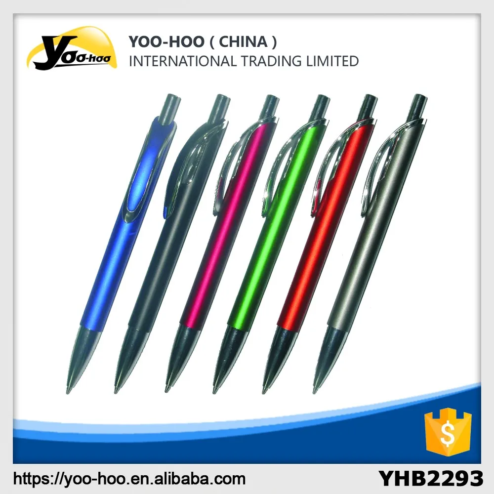 click plastic ball pens