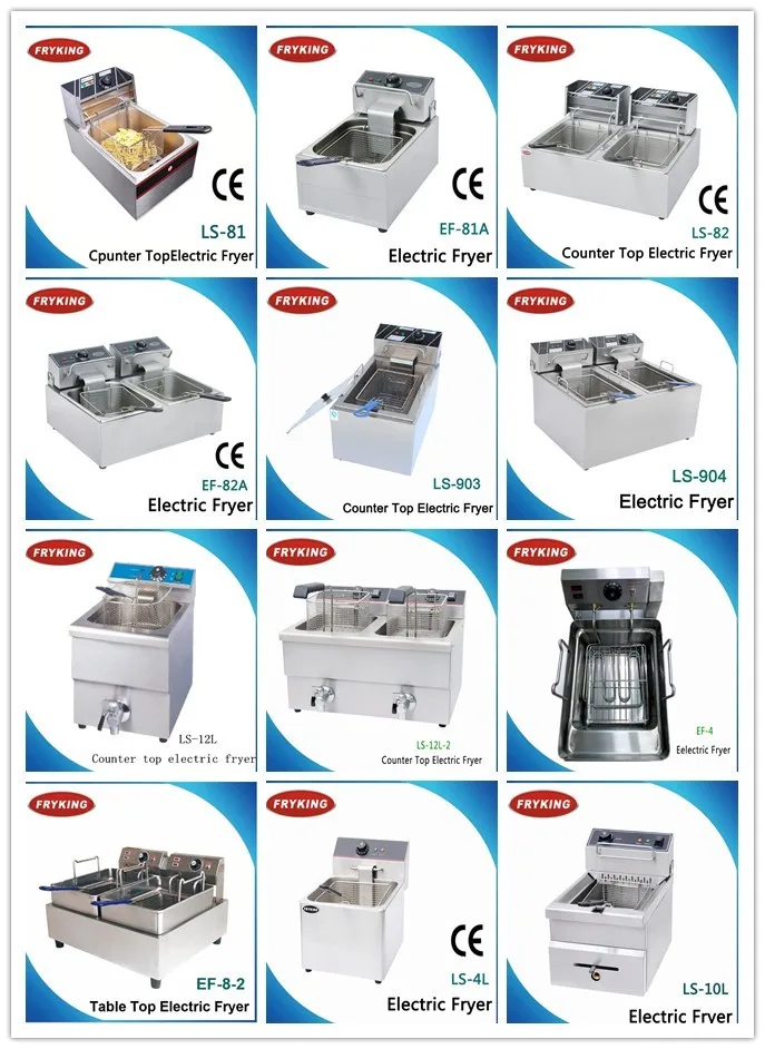 Stainless Steel 304 commercial general electric deep fryer LS81, View