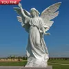 /product-detail/carved-white-marble-angel-statue-918095505.html
