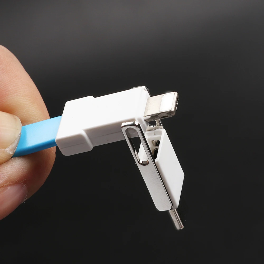 Portable 3in1 magnetic micro usb cable with keychain fast keyring usb data magnetic cable for IOS for Android for Type C device - ANKUX.COM